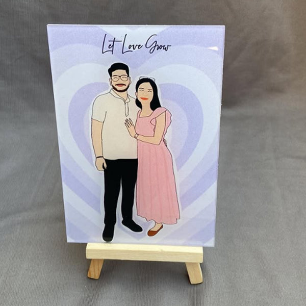 AP004 - Couple - Minimal illustration Frame