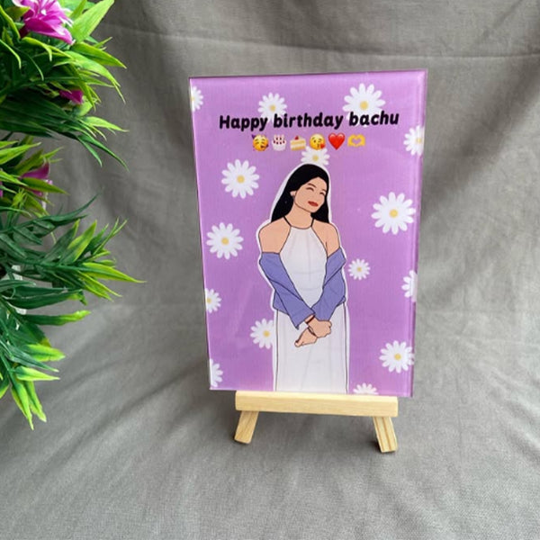 AP006 - Birthday - Minimal illustration Frame