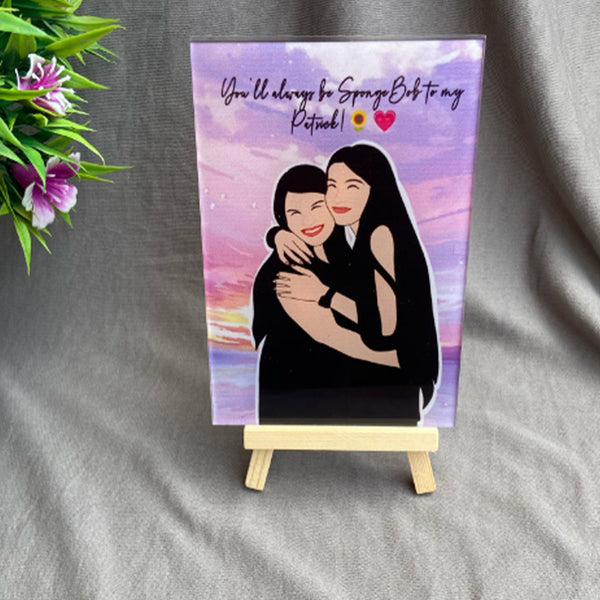 AP008 - Best Friend - Minimal illustration Frame
