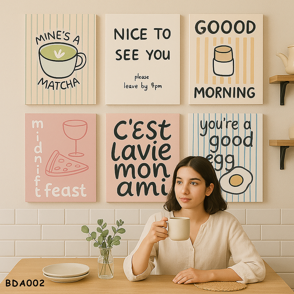 BDA002 - Set of 6 - Aesthetic Frames Bundle