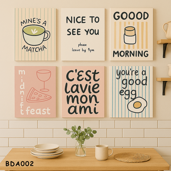 BDA002 - Set of 6 - Aesthetic Frames Bundle
