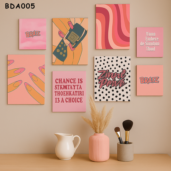 BDA005 - Set of 8 - Aesthetic Frames Bundle