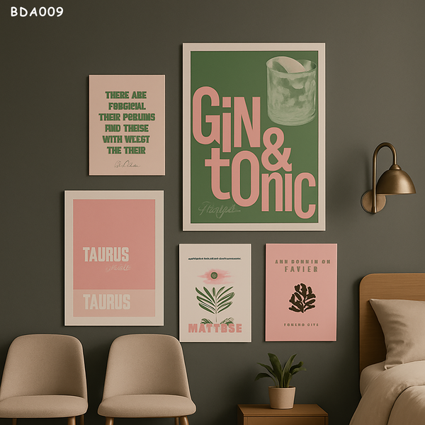 BDA009 - Set of 5 - Aesthetic Frames Bundle
